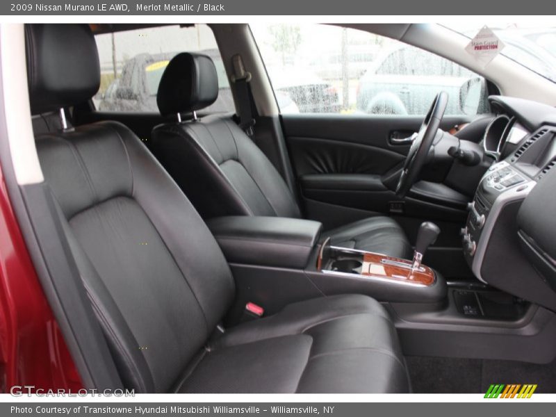 Merlot Metallic / Black 2009 Nissan Murano LE AWD