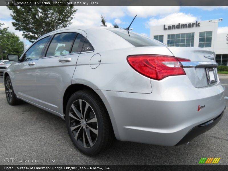 Bright Silver Metallic / Black 2012 Chrysler 200 S Sedan