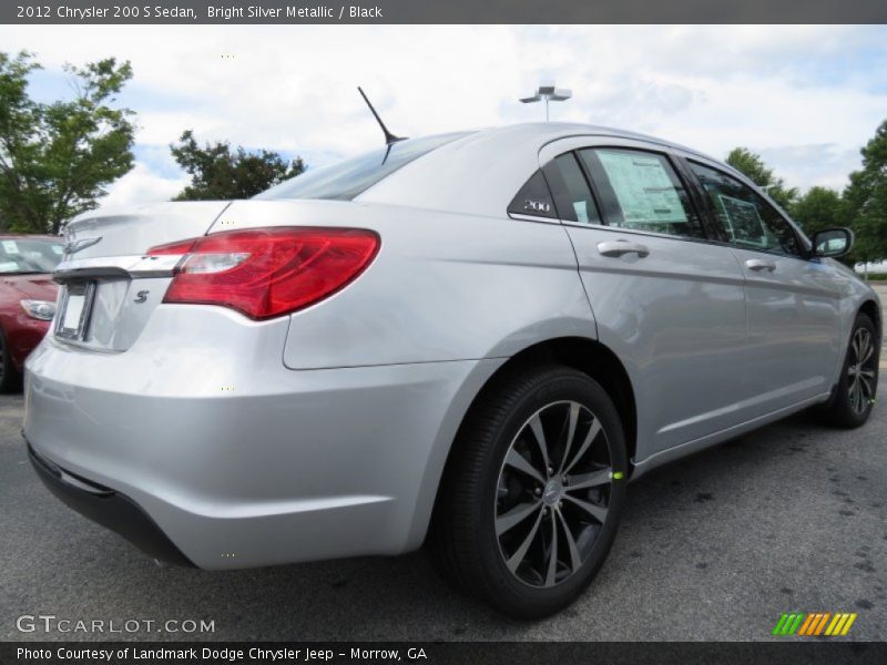 Bright Silver Metallic / Black 2012 Chrysler 200 S Sedan