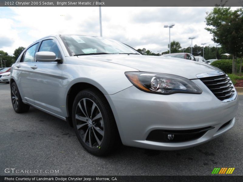Bright Silver Metallic / Black 2012 Chrysler 200 S Sedan
