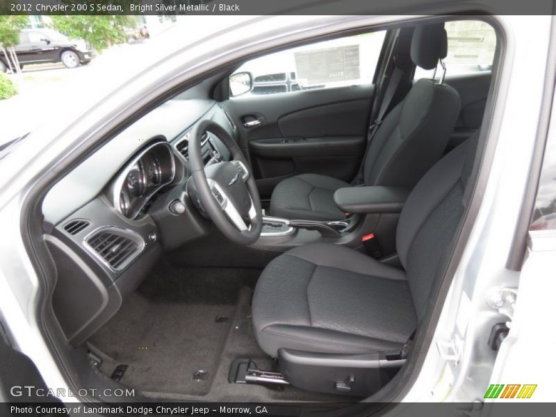 Bright Silver Metallic / Black 2012 Chrysler 200 S Sedan