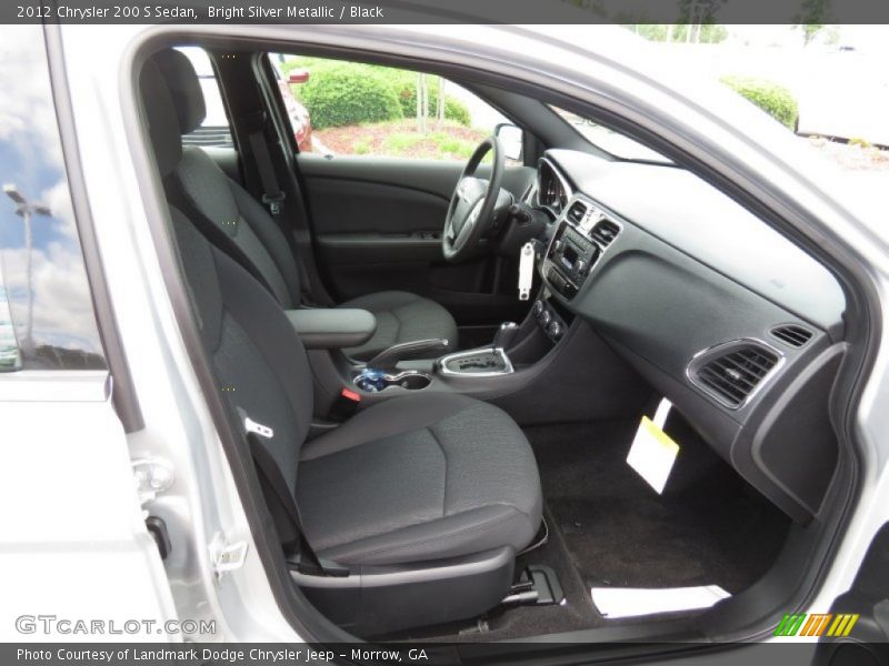 Bright Silver Metallic / Black 2012 Chrysler 200 S Sedan