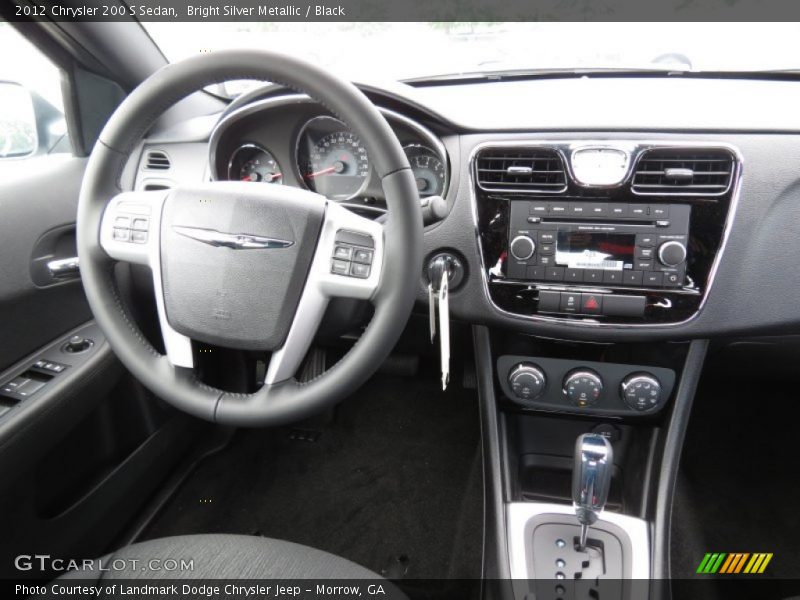 Bright Silver Metallic / Black 2012 Chrysler 200 S Sedan