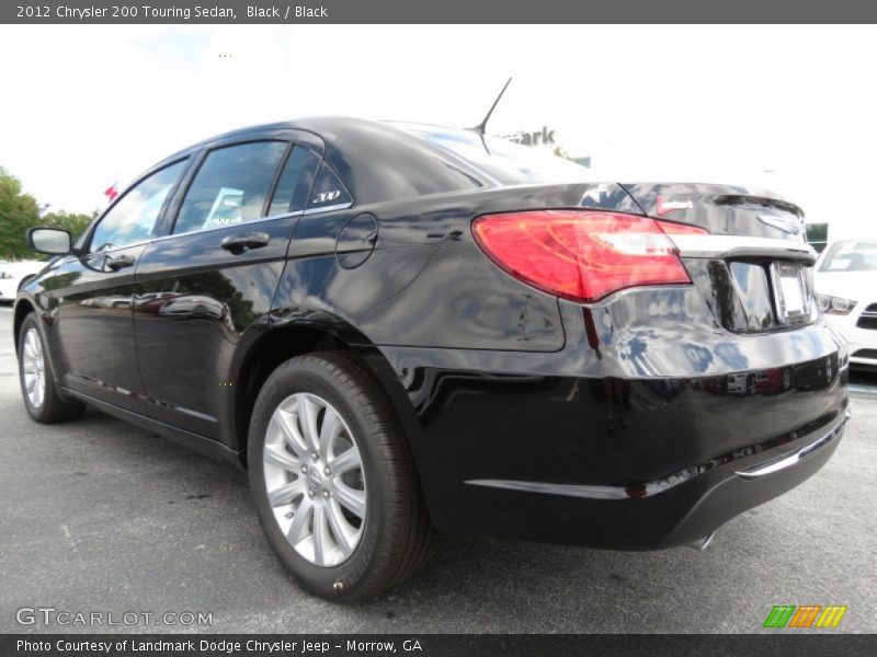 Black / Black 2012 Chrysler 200 Touring Sedan