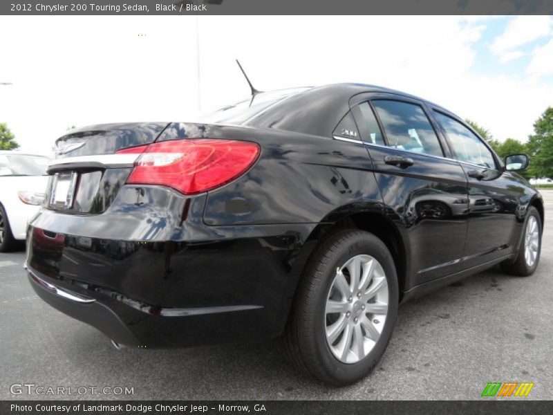 Black / Black 2012 Chrysler 200 Touring Sedan
