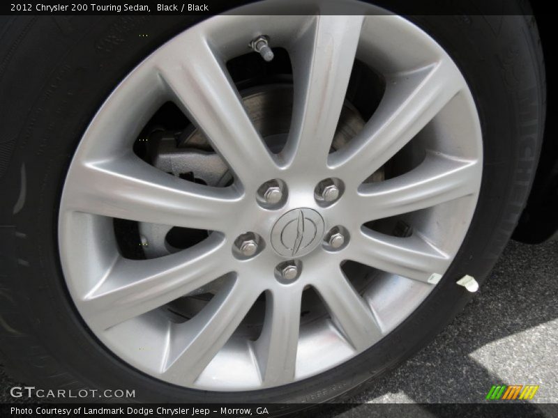 Black / Black 2012 Chrysler 200 Touring Sedan