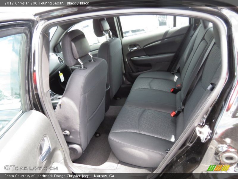 Black / Black 2012 Chrysler 200 Touring Sedan