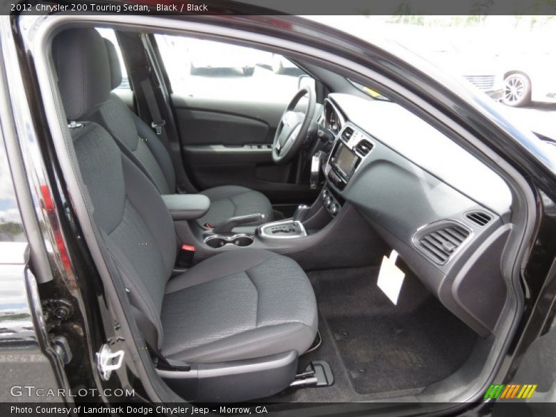 Black / Black 2012 Chrysler 200 Touring Sedan