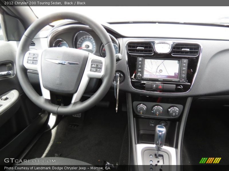 Black / Black 2012 Chrysler 200 Touring Sedan