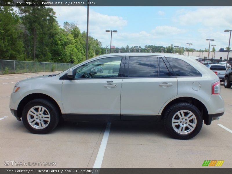 Pewter Metallic / Charcoal Black 2007 Ford Edge SEL