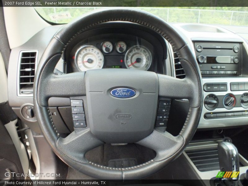 Pewter Metallic / Charcoal Black 2007 Ford Edge SEL