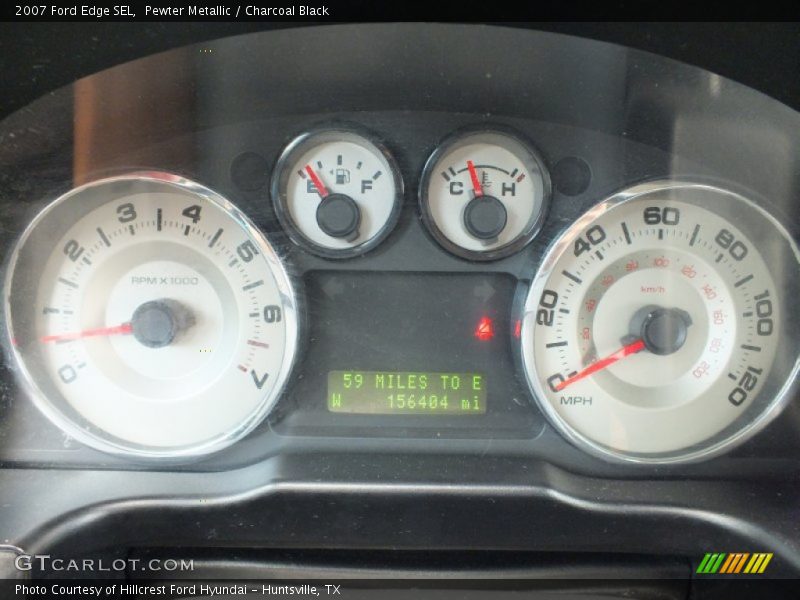 Pewter Metallic / Charcoal Black 2007 Ford Edge SEL