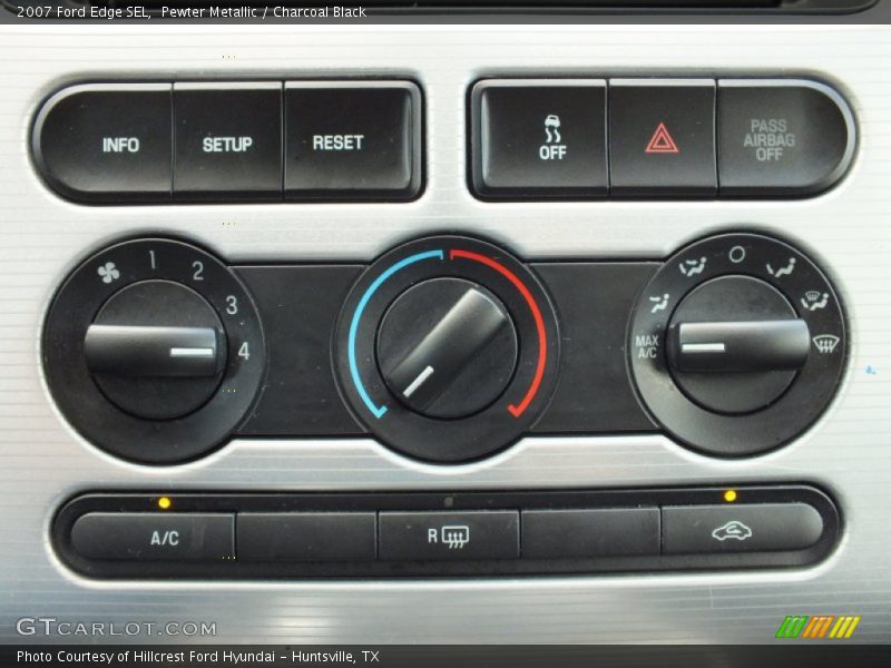 Pewter Metallic / Charcoal Black 2007 Ford Edge SEL