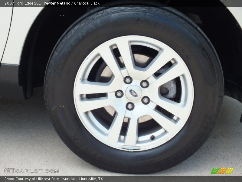 Pewter Metallic / Charcoal Black 2007 Ford Edge SEL