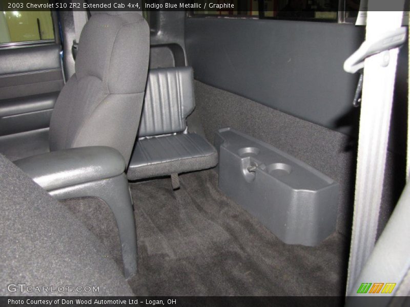 Indigo Blue Metallic / Graphite 2003 Chevrolet S10 ZR2 Extended Cab 4x4