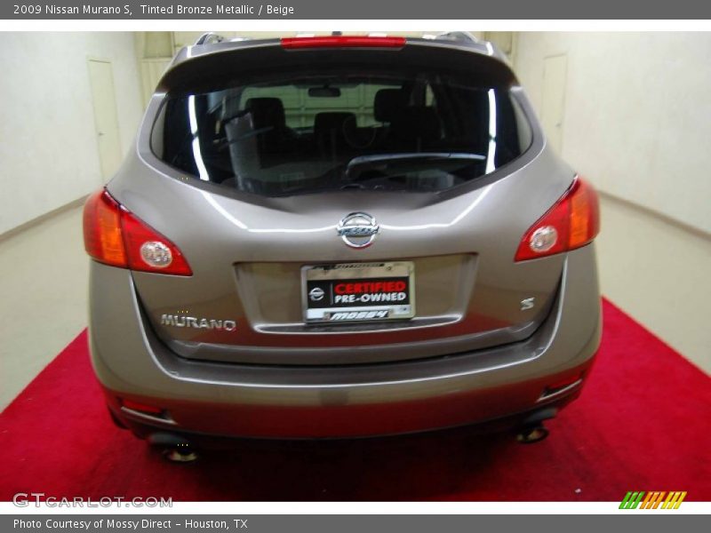 Tinted Bronze Metallic / Beige 2009 Nissan Murano S