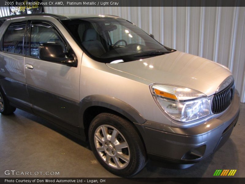 Platinum Metallic / Light Gray 2005 Buick Rendezvous CX AWD