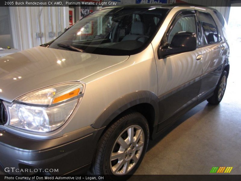 Platinum Metallic / Light Gray 2005 Buick Rendezvous CX AWD