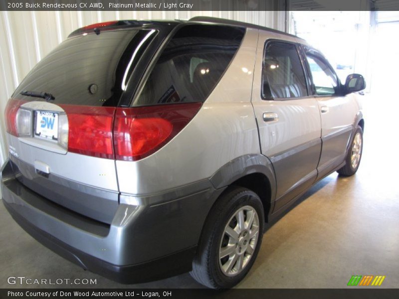 Platinum Metallic / Light Gray 2005 Buick Rendezvous CX AWD