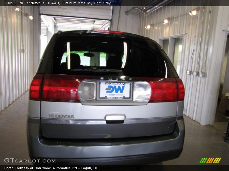 Platinum Metallic / Light Gray 2005 Buick Rendezvous CX AWD
