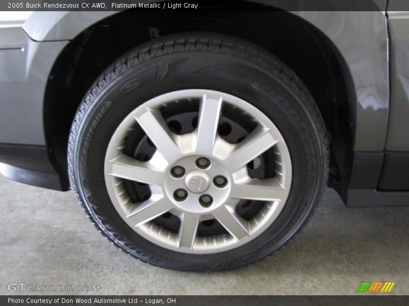 Platinum Metallic / Light Gray 2005 Buick Rendezvous CX AWD