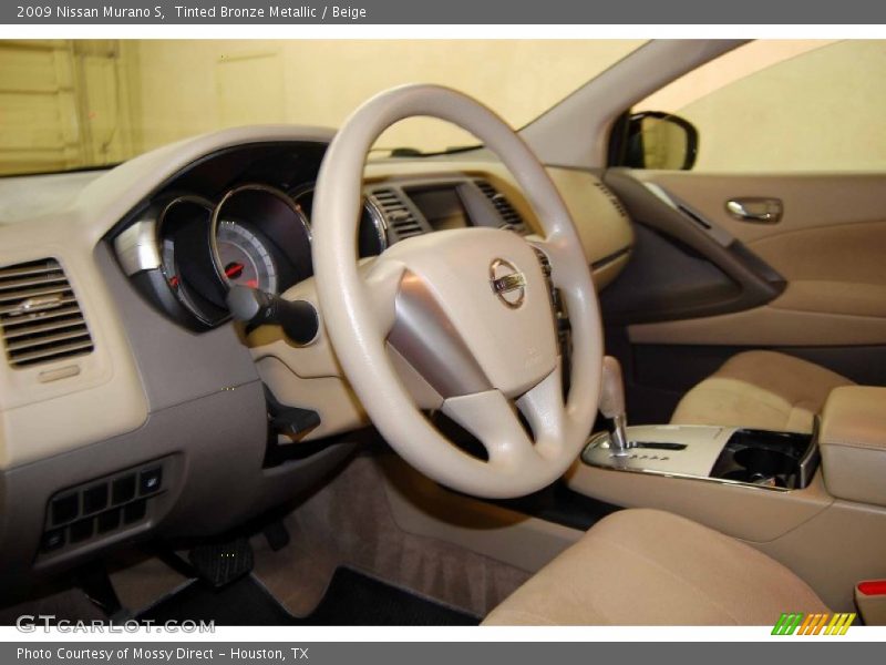 Tinted Bronze Metallic / Beige 2009 Nissan Murano S