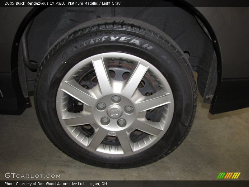 Platinum Metallic / Light Gray 2005 Buick Rendezvous CX AWD