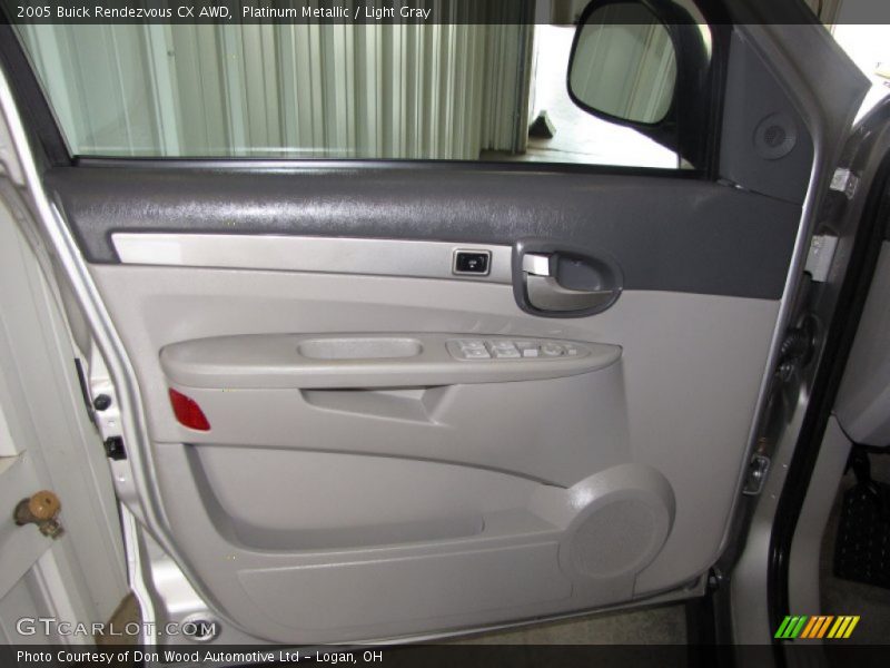 Platinum Metallic / Light Gray 2005 Buick Rendezvous CX AWD