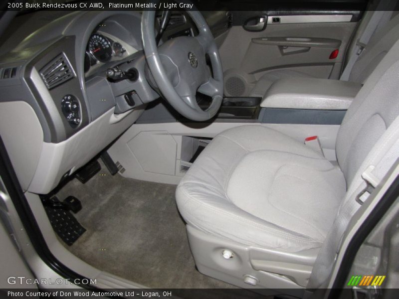 Platinum Metallic / Light Gray 2005 Buick Rendezvous CX AWD