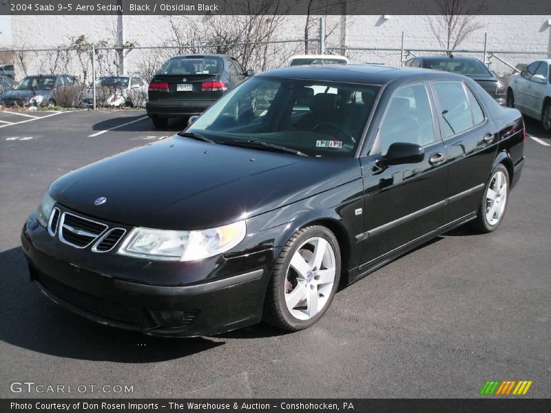 Black / Obsidian Black 2004 Saab 9-5 Aero Sedan