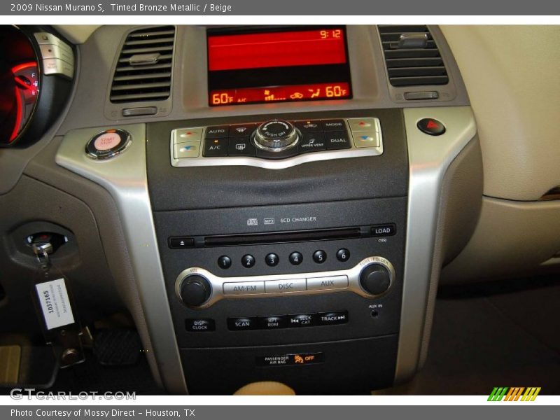 Tinted Bronze Metallic / Beige 2009 Nissan Murano S