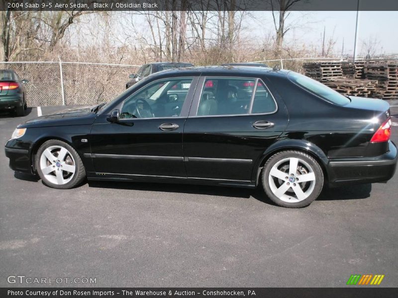 Black / Obsidian Black 2004 Saab 9-5 Aero Sedan