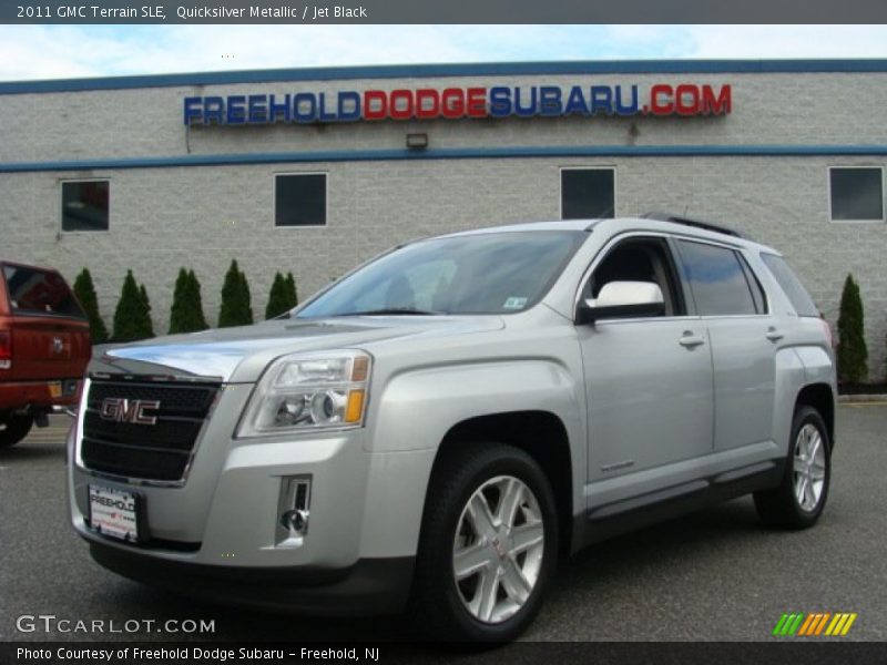Quicksilver Metallic / Jet Black 2011 GMC Terrain SLE