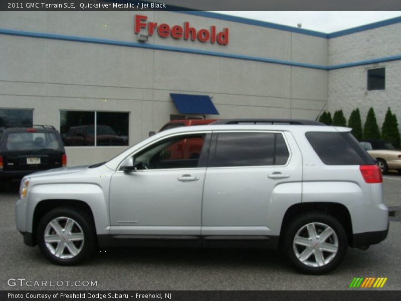 Quicksilver Metallic / Jet Black 2011 GMC Terrain SLE