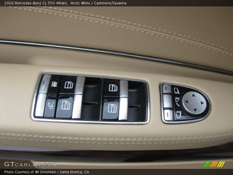 Controls of 2009 CL 550 4Matic