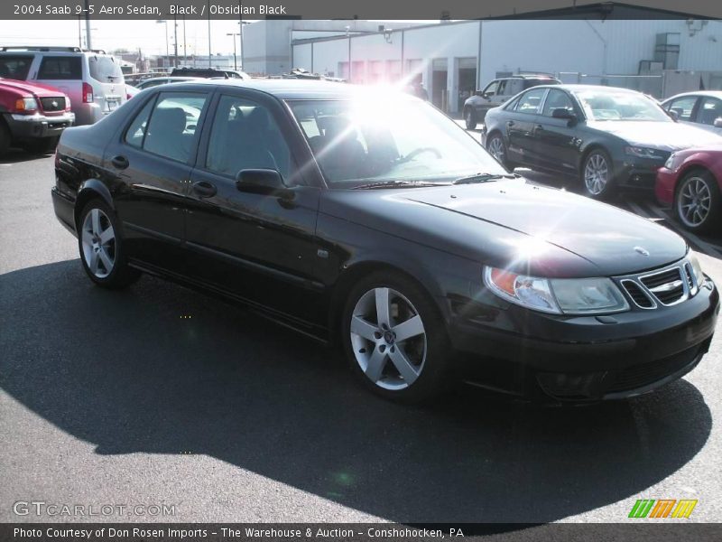 Black / Obsidian Black 2004 Saab 9-5 Aero Sedan