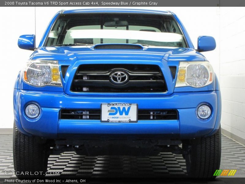 Speedway Blue / Graphite Gray 2008 Toyota Tacoma V6 TRD Sport Access Cab 4x4