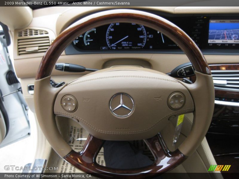  2009 CL 550 4Matic Steering Wheel