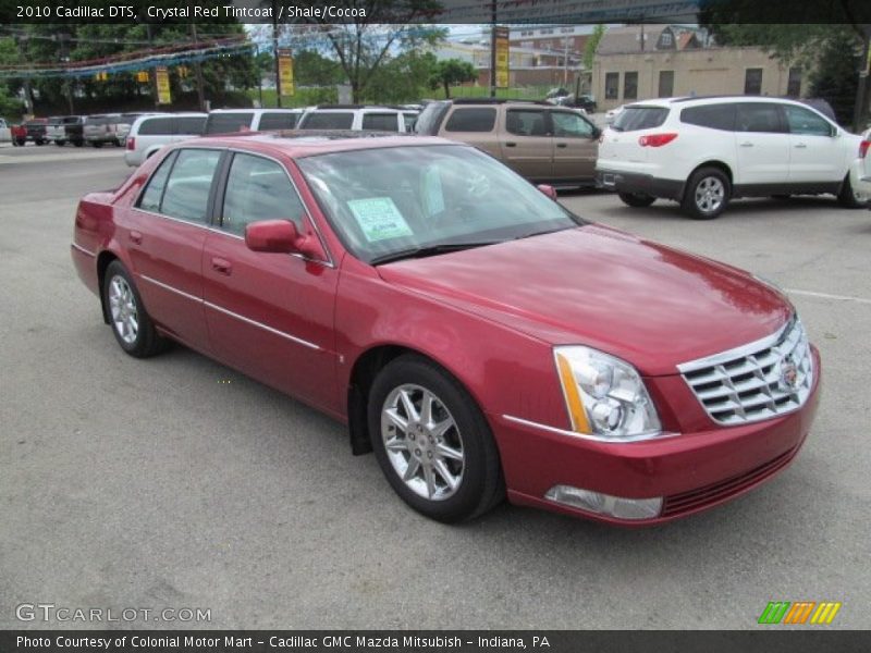 Crystal Red Tintcoat / Shale/Cocoa 2010 Cadillac DTS