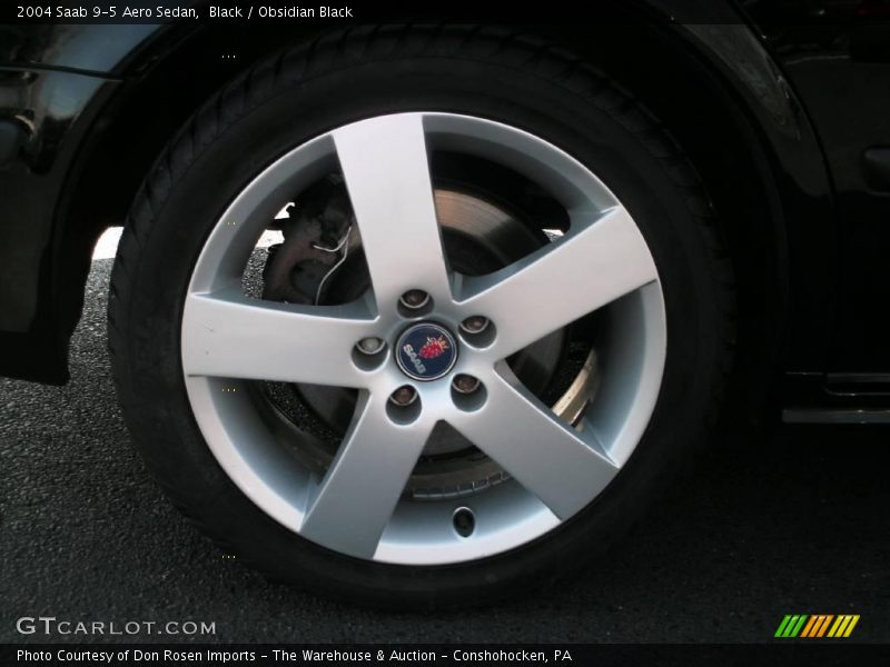 Black / Obsidian Black 2004 Saab 9-5 Aero Sedan