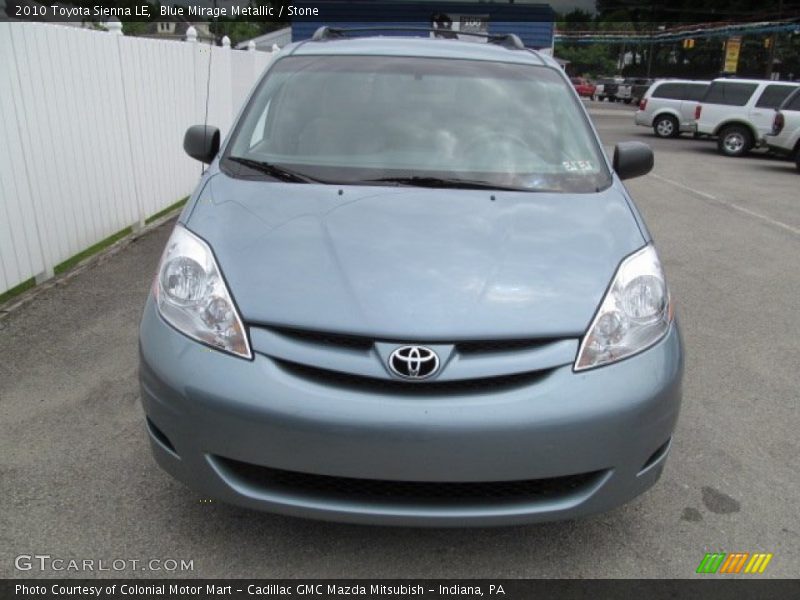Blue Mirage Metallic / Stone 2010 Toyota Sienna LE
