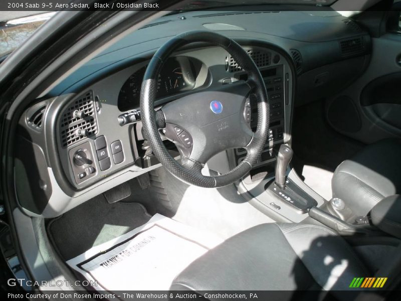 Black / Obsidian Black 2004 Saab 9-5 Aero Sedan