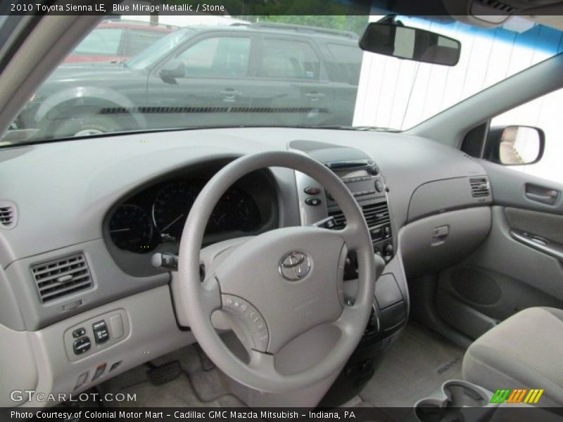 Blue Mirage Metallic / Stone 2010 Toyota Sienna LE