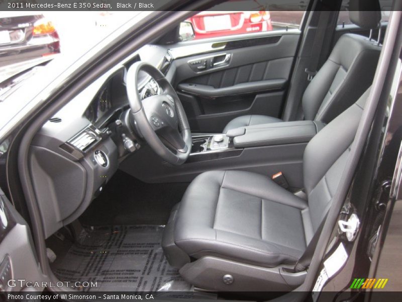  2011 E 350 Sedan Black Interior