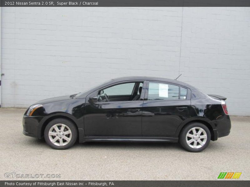 Super Black / Charcoal 2012 Nissan Sentra 2.0 SR