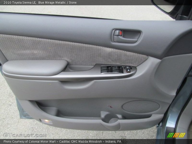 Blue Mirage Metallic / Stone 2010 Toyota Sienna LE