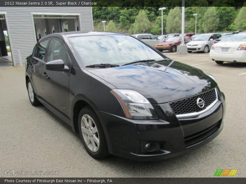 Super Black / Charcoal 2012 Nissan Sentra 2.0 SR