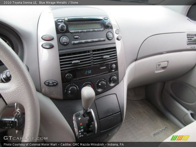 Blue Mirage Metallic / Stone 2010 Toyota Sienna LE