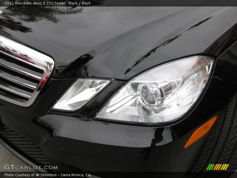Black / Black 2011 Mercedes-Benz E 350 Sedan