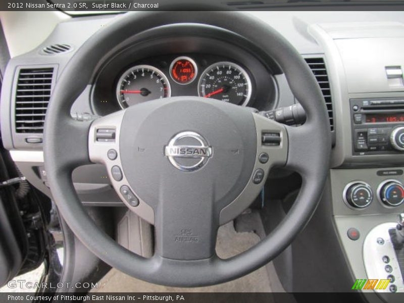 Super Black / Charcoal 2012 Nissan Sentra 2.0 SR